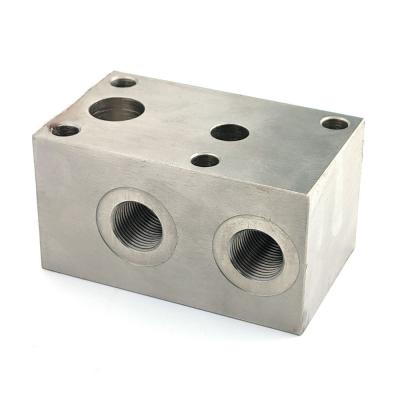 China Stainless Steel Brass Aluminum Alloy Titanium Valve Hydraulic Manifold Block SGS Approved for sale