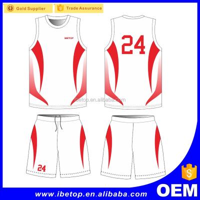 China Wholesale OEM Antibacterial Factory Basketball Tank Top 2022 Latest Design for sale