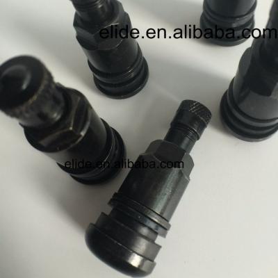 China MS525 AL Black Passenger Car Truck Black Break In Tubeless Valves In Black Tire Valve for sale