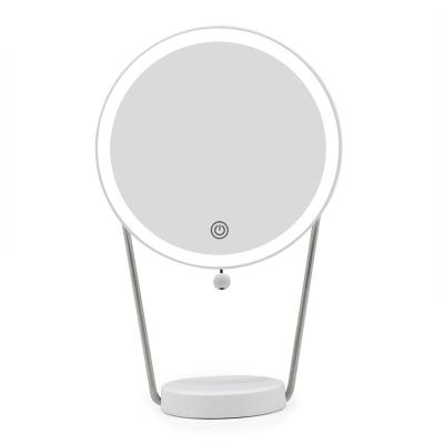 China Round Table Lighted Led Mirror Detachable 360 ​​Degree Rotation 3 Color 