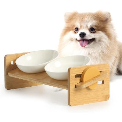 China Amazon Automatic Sells Suitable For All Stage Pet Cutlery Adjustable Dog Bowl Pet Bowl for sale