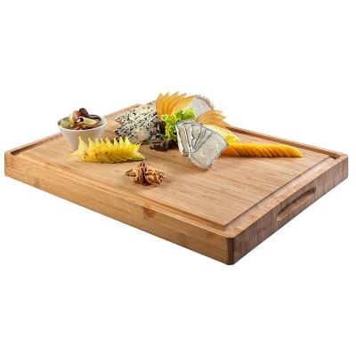 China Sustainable In 2021, Amazon sales Large size cutting board Thick boards Bamboo cutting board for sale