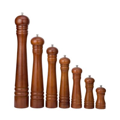 China Sustainable Salt And Pepper Shakers Wooden Salt And Pepper Crusher Salt And Pepper Mill for sale