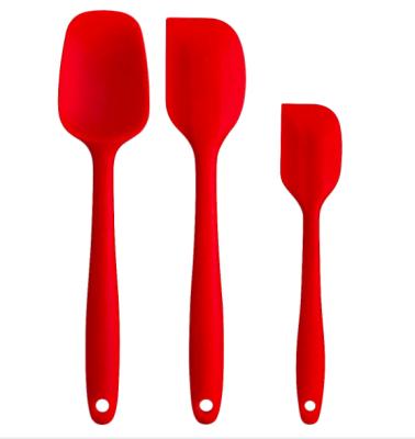 China Sustainable Silicone Spatulas Silicone Cooking Tools Baking Spatula Utensil Set for sale