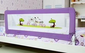 China Carril ajustable de la cama del metal del carril de guardia de la cama del niño para los niños, púrpura en venta