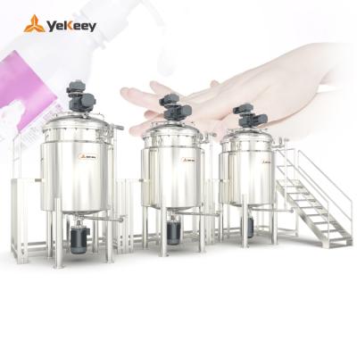 China SPA-2500 viscous liquid factory supply hand sanitizer production line hand soap making machine for sale