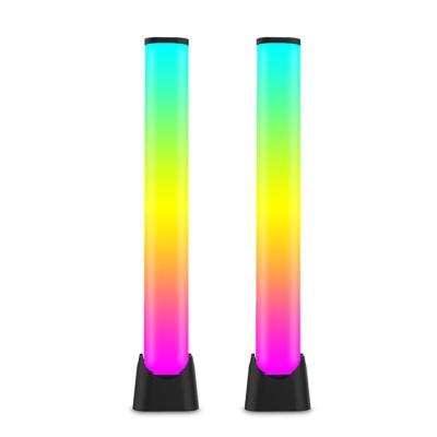 China Sound Pickup Rhythm RGB Color Ambience Light Guide Bluetooth-Compatible Light Control App For PC Game TV for sale