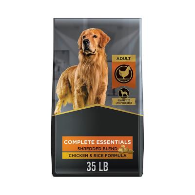 China Custom Resealable Eight Sides Moisture Proof Sealed Large Pouch Dog Food Packaging With Side Gusset Pet Food Bag for sale