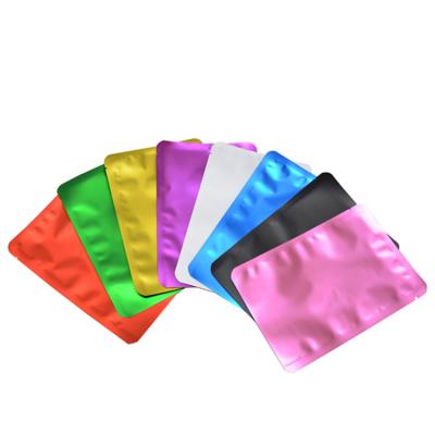 China Matte Frosted Heat Seal Eye Mask BIODEGRADABLE Disposable Plastic Flat Pouch Cosmetic Packaging Reusable Shopping Bag for sale