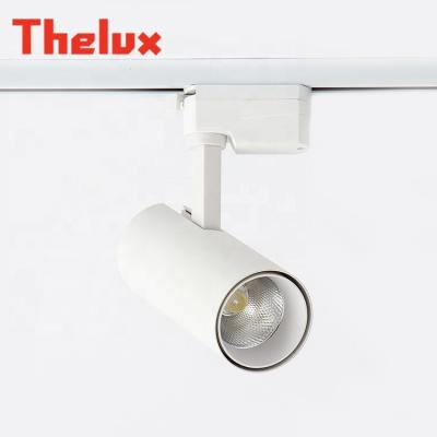 China Modern magnetic cob 10w 20w 30w 110v gu10 housing linear fixture art gallery small cob led tracking light for sale