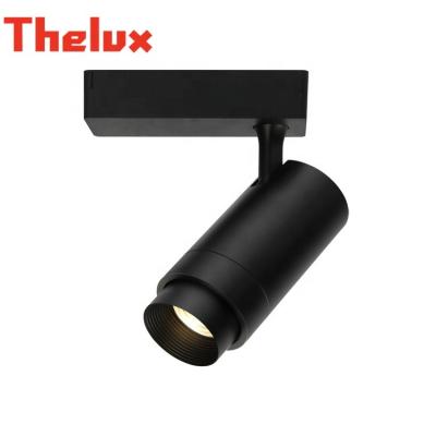 China New 3000k 12w 25w 30w 35w wide angle mini black adjustable flexible magnetic led light modern rail metal track light for sale