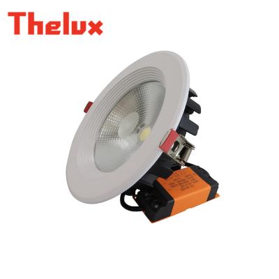 China Modern Ecessed Round 7W 10W 15W 30W Down Light Waterproof COB LED Ceiling Downlight for sale