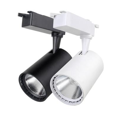 China Modern adjustable beam angle dimmable ceiling outdoor mounted spot 40w led magnetic track light for residential for sale