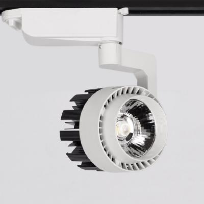 China Modern square cob 20w plant brushed nickel high quality 12v dimmable ceiling led track lights for meat for sale