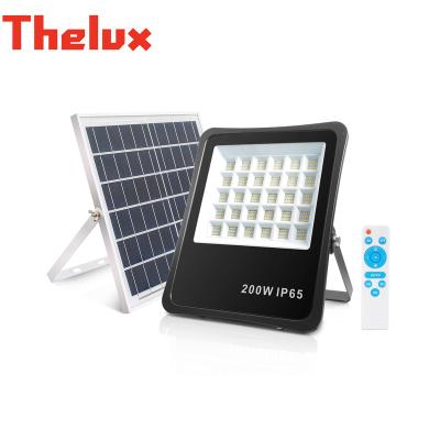 China Garden Dimmable ip65 100 watt slim maker led solar flood light for football stadium for sale