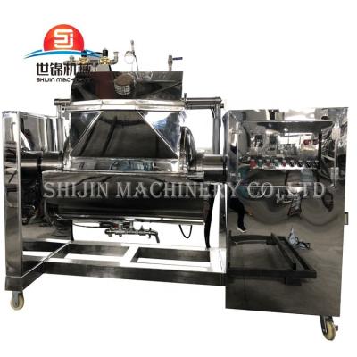 China Vegetable Processing Plant Heavy Duty Horizontal Cooking Machine , Fruit Jam Making Machine , Candy Kettles for sale