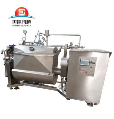 China Industrial Horizontal Vacuum Jam Sugar Candy Steamer Vegetable Processing Plant Vacuum Coated Kettle Cooking Blender Pot Machine for sale