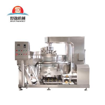 China Industrial Vegetable Processing Plant Machine Gas Cooking Mixer Large Cooking Pot For Malt Sugar for sale