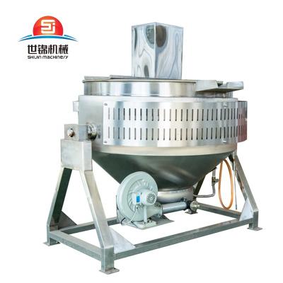 China Vegetable Processing Plant Industrial Jacket 100l Gas Heated Kettle for sale