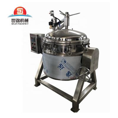 China Industrial Electric Vegetable Processing Plant Pressure Cooker Commercial for sale