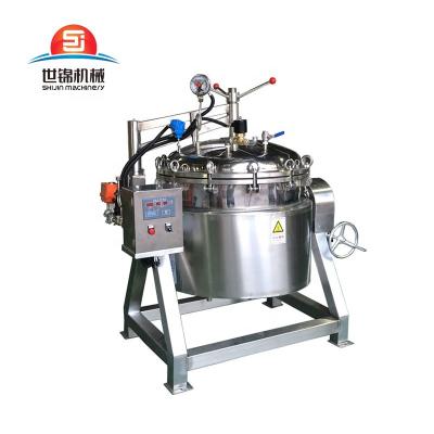 China Vegetable Processing Plant Commercial Stainless Steel Electric Pressure Cooker for sale