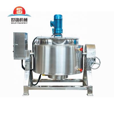 China Vegetable Processing Factory Professional Designed Tilt Cooking Machine With Best Price for sale