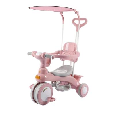 China Ride-on Toy Fashion safe and comfortable plastic kids' tricycle kids' toy car kids' push tricycle for sale