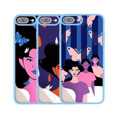 China AHEAD Shockproof Girls Party Series Fashion IP-Hone 7P 8P Cell Phone Case Skinnable TPU PC Personalized Custom Cell Phone Cover for sale