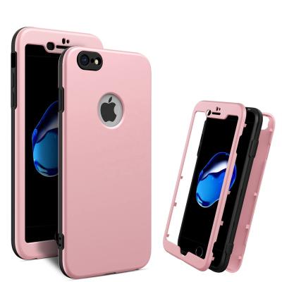 China HiFuture Shockproof Phone Case 3 in 1 Hand Touch Feeling Anti-fall Phone Cover for iPhone 7 8 for sale