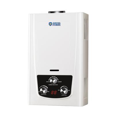 China Cheapest Hotel FD1205 PC Sticker Panel Water Heater Gas Tankless Instant Water Heater 6L 7L 8L 10L 12L for sale