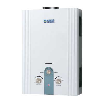 China Cheapest Hotel PC Sticker Panel Water Heater FD1202 Tankless Gas Instant Water Heater 6L 7L 8L 10L for sale