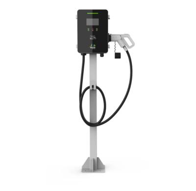 China Charging Electric Car Charging AC Battery EV Charger 7KW 32A Wallbox Electric Vehicle Charging Fill Station 3 Phase Type - 2 5M Cable APP Cpntrol for sale