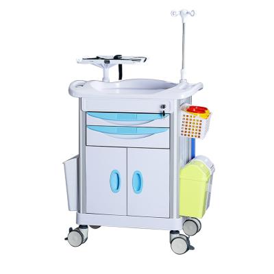 China Modern Hospital Patient Fridge bedside table for Equipment Trolley Medical Cart Hospital Equipment Furniture Nurse Accessories Trolley for sale