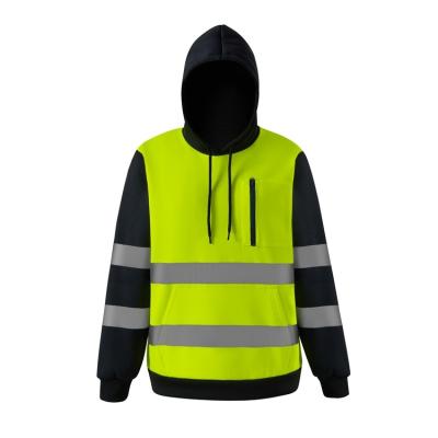 China Various windproof promotional goods using the high visibility of the new 2021Hooded reflective sweatshirt for sale