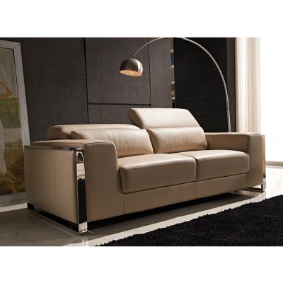 China Italian Light Luxury Leather Fitted Sofa Living Room Modern Design Sofa Sets Villa Furniture Headrest Set for sale