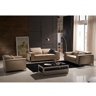 China Fitted Headrests Sofa Set Designs Luxury Italian High Quality 3 Seater Sofa Luxury Living Room Furniture Set Sofa for sale