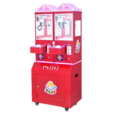 China Metal + Acrylic Most Popular Pink Claw Machine Playful Electric Claw Arcade Game Machine for sale