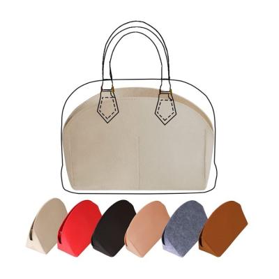 China Durable Felt Wallet Purse Organizer Multi Pocket Insert Handbag Cosmetics Bag for sale