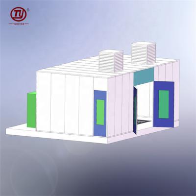 China Furniture Water Curtains Spray Booth For Polyurethane Paint for sale