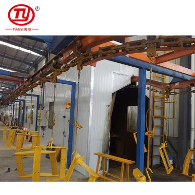 China Small Sample Ceramic Enamel Coating Factory Powder Coating Line for sale