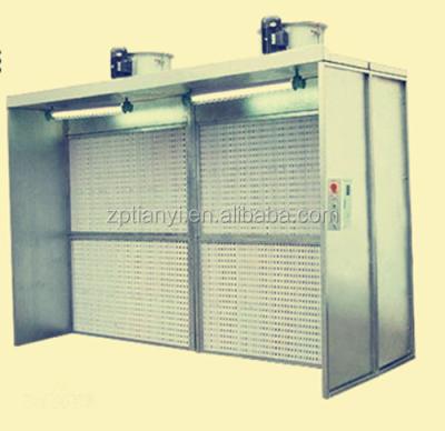 China cardboard filter paint booth/open face dry spray booth/dry spray booth 3000*2000*2000mm for sale