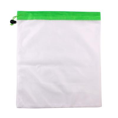 China High Quality Reusable Mesh Bag Kitchen Fruits Vegetable Food Poly Storage Net Bags for sale