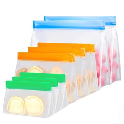 China BIODEGRADABLE Sealed Reusable Food Storage Bag Refrigerator Food Bag Vegetable and Fruit Plastic Food Packaging Bag for sale