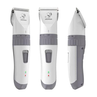 China Coredless Hot Sale  Hair Trimmer Cordless Professional Pet Clipper Heavy Duty Dog Grooming for sale