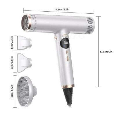 China Ionic 110000rpm Ionic Hair Dryer Constant Temperature Professional Hairdryers Battery Hair Dryer Machine For Girl for sale