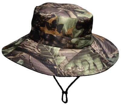 China Wholesale Bucket Hat Camouflage Light True Character Summer Tree Hunting Boonie Hat for sale