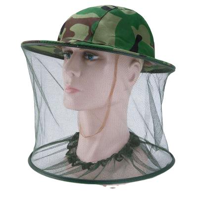 China Wholesale Customized Character Bucket Hat Outdoor Camouflage Shawl Hat Beekeeping Hatcap Camouflage Veil Jungle Hats for sale