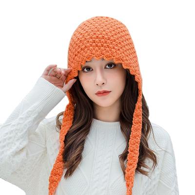 China Autumn and winter winter fashion winter beanie female cold-proof warm hat COMMON wool hat all-match figure Korean high profile hat for sale