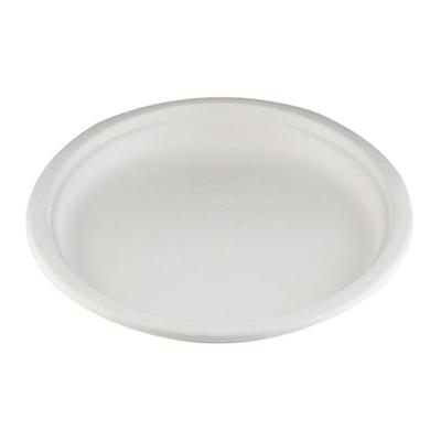 China Disposable custom White Paper Plates 7inch 9Inch Biodegradable Paper White Plate Eco-friendly White Paper Plate for sale