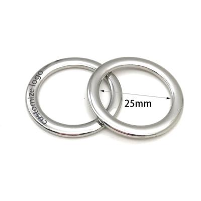 China Custom Eco-Friendly Metal O Ring Bucklej Connector Ring Slider Hook Beachwear Accessories Bra For Swimwear for sale